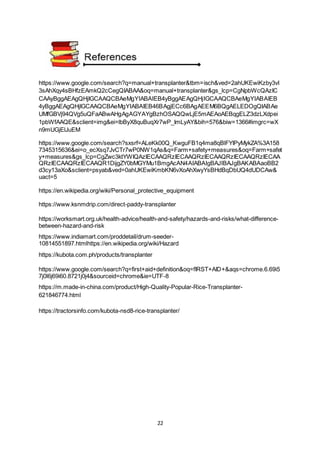 Module in Operating Transplanter 