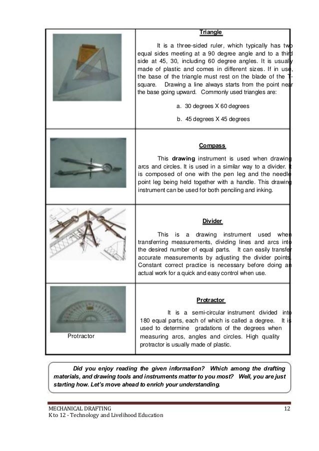 TLE - Mechanical Drafting (Learning Module)