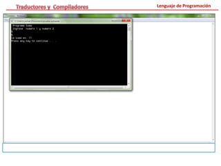 Lenguaje de Programación
 