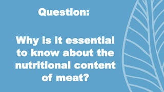 QUARTER 4: PREPARE AND COOK MEAT - LEARNING OUTCOME 1: TYPES OF KNIVES ...
