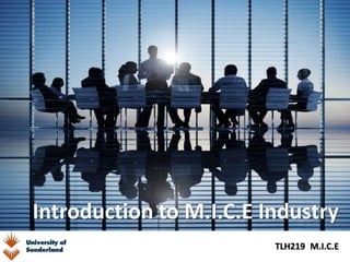 TLH219 M.I.C.E
Introduction to M.I.C.E Industry
 