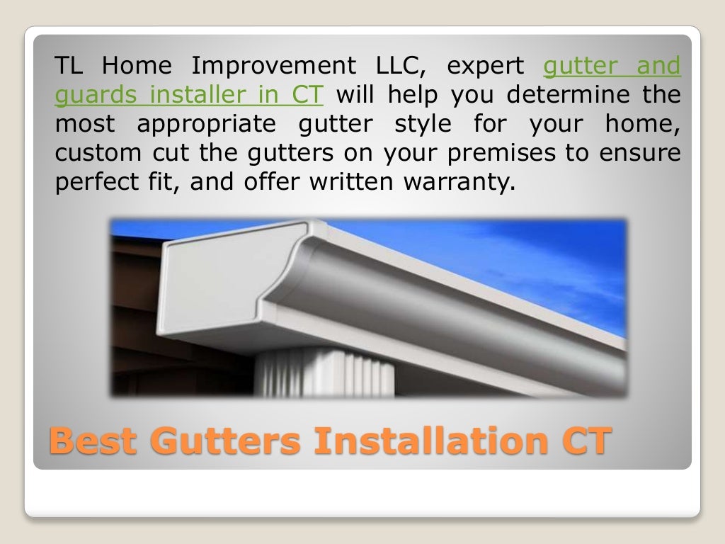 Professional Gutter Installation CT