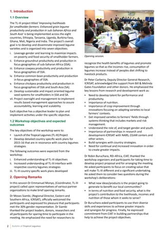 Tl iii  quarterly update (fourth bulletin)