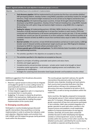Tl iii  quarterly update (fourth bulletin)