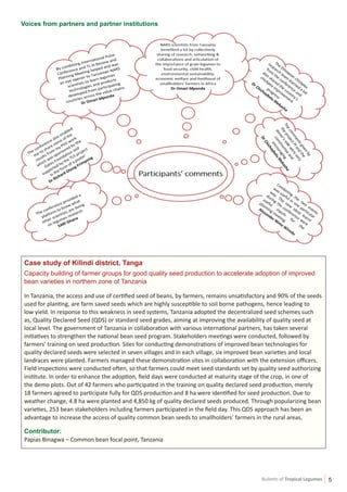 Bulletin of Tropical Legumes (05/2016)