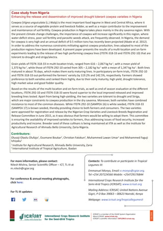 Bulletin of Tropical Legumes (05/2016)