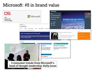 Microso: #5 in brand value
 