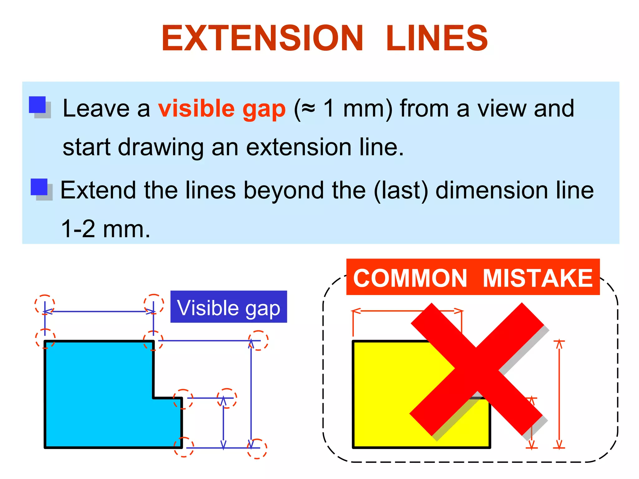 Dimensioning rules in engineering drawing | PPT