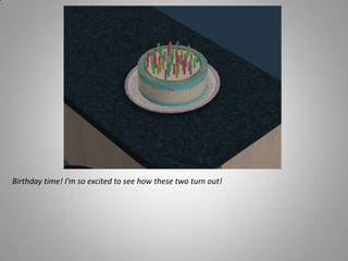 Birthday time! I’m so excited to see how these two turn out!