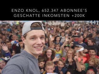 E N Z O K N O L , 6 5 2 . 3 4 7 A B O N N E E ’ S
G E S C H AT T E I N K O M S T E N + 2 0 0 K
 