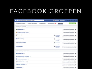 FA C E B O O K G R O E P E N
 