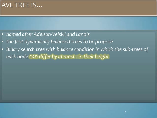 AVL Tree | PPTX