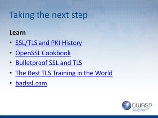 [Wroclaw #8] TLS all the things! | PPTX