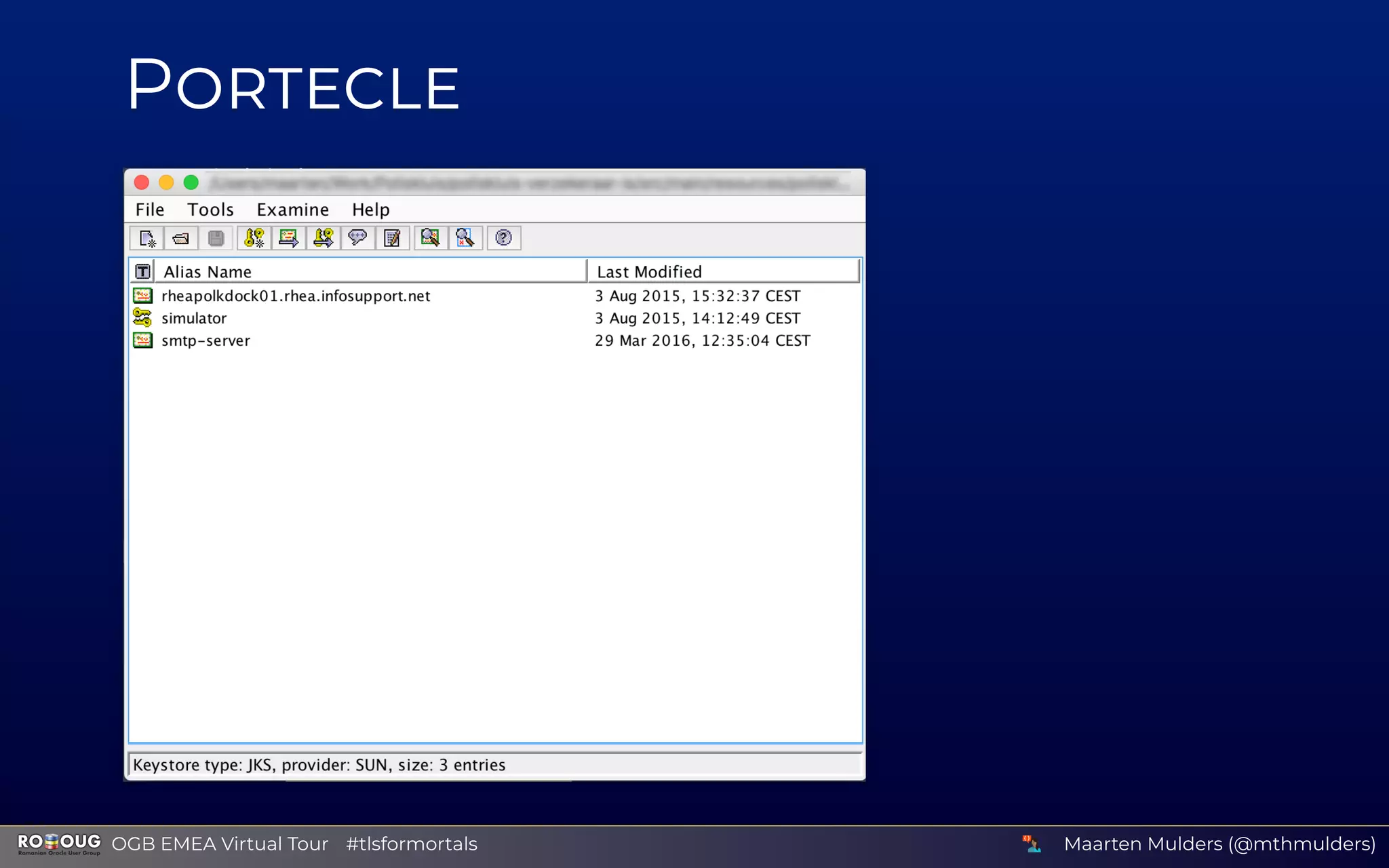 P
Maarten Mulders (@mthmulders)  OGB EMEA Virtual Tour #tlsformortals
 