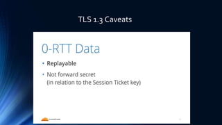 TLS 1.3 Caveats
 