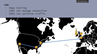 @thisNatasha
CDN
- Edge Caching
- CDNs can manage connection
- CDNs can optimise traffic
 