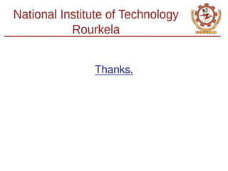 National Institute of Technology
Rourkela
Thanks.
 