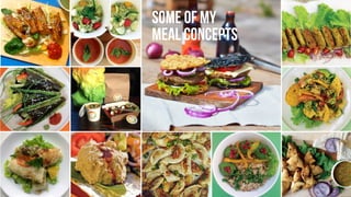 SOME of MY
meal concepts
 