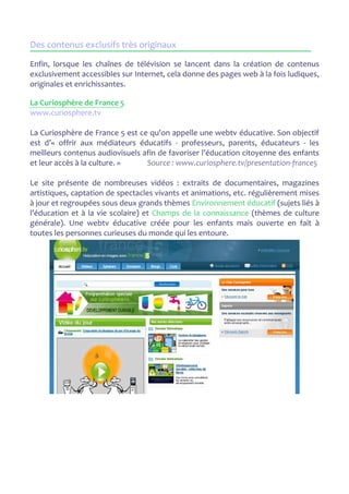 La television sur Internet