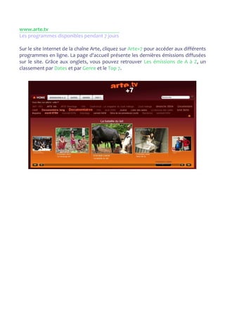 La television sur Internet