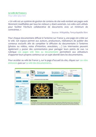 La television sur Internet