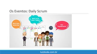 Os Eventos: Daily Scrum
luiztools.com.br
 