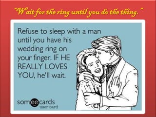 “Wait for the ring until you do the thing.”
 