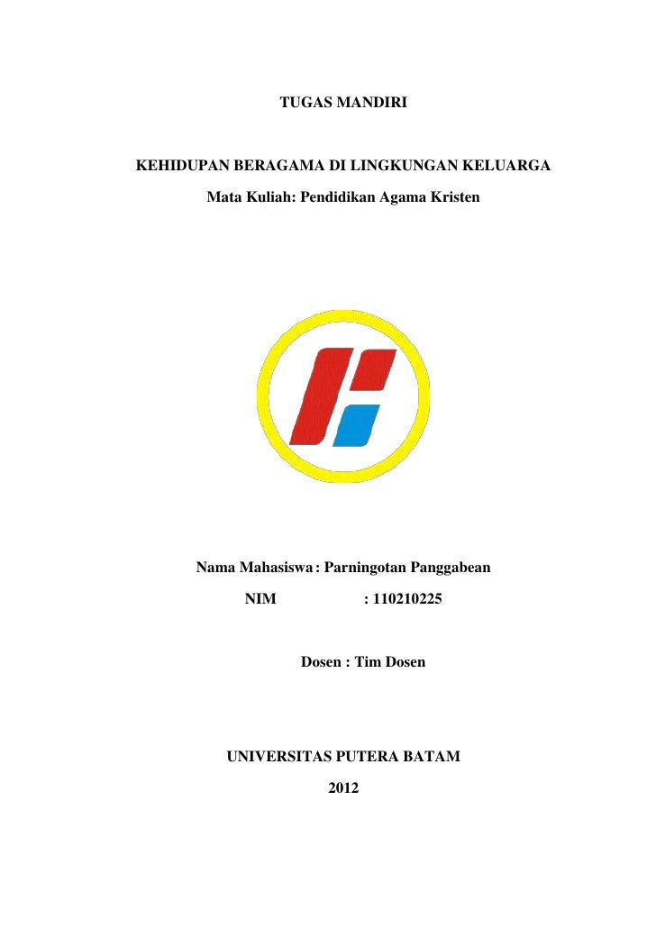 Makalah Kehidupan Beragama di Lingkungan Keluarga