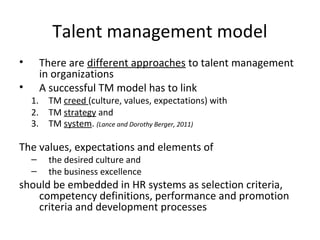 Talent management | PPT