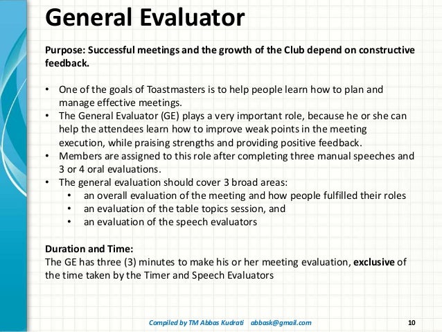 Tm meeting roles abbas