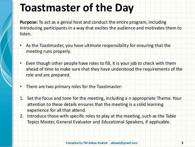 Tm meeting roles abbas