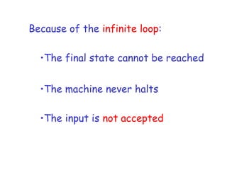 Quring Machine Problems TM turing machine theory of automata.ppt