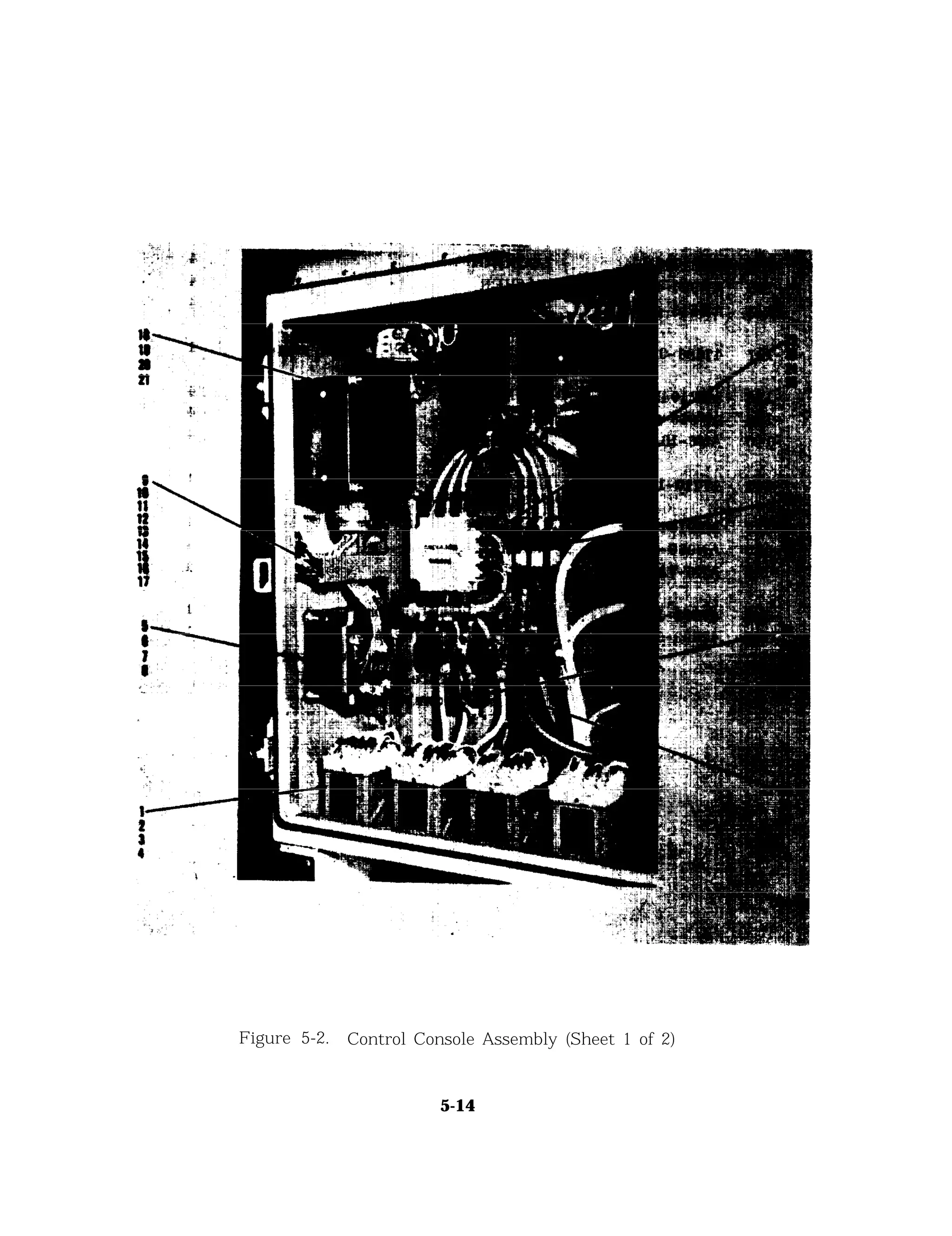 Figure 5-2. Control Console Assembly (Sheet 1 of 2)
5-14
 