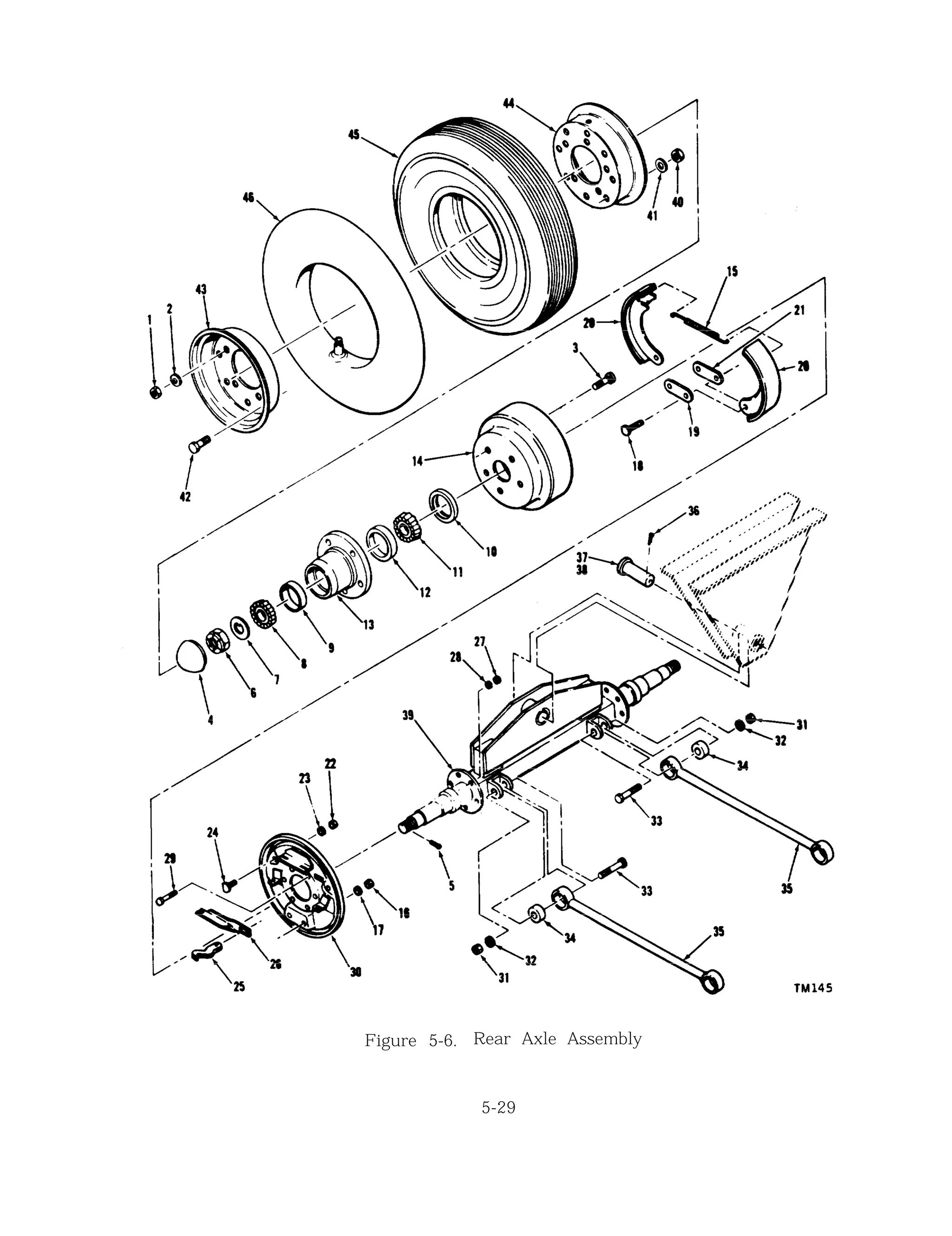 Figure 5-6. Rear Axle Assembly
5-29
 