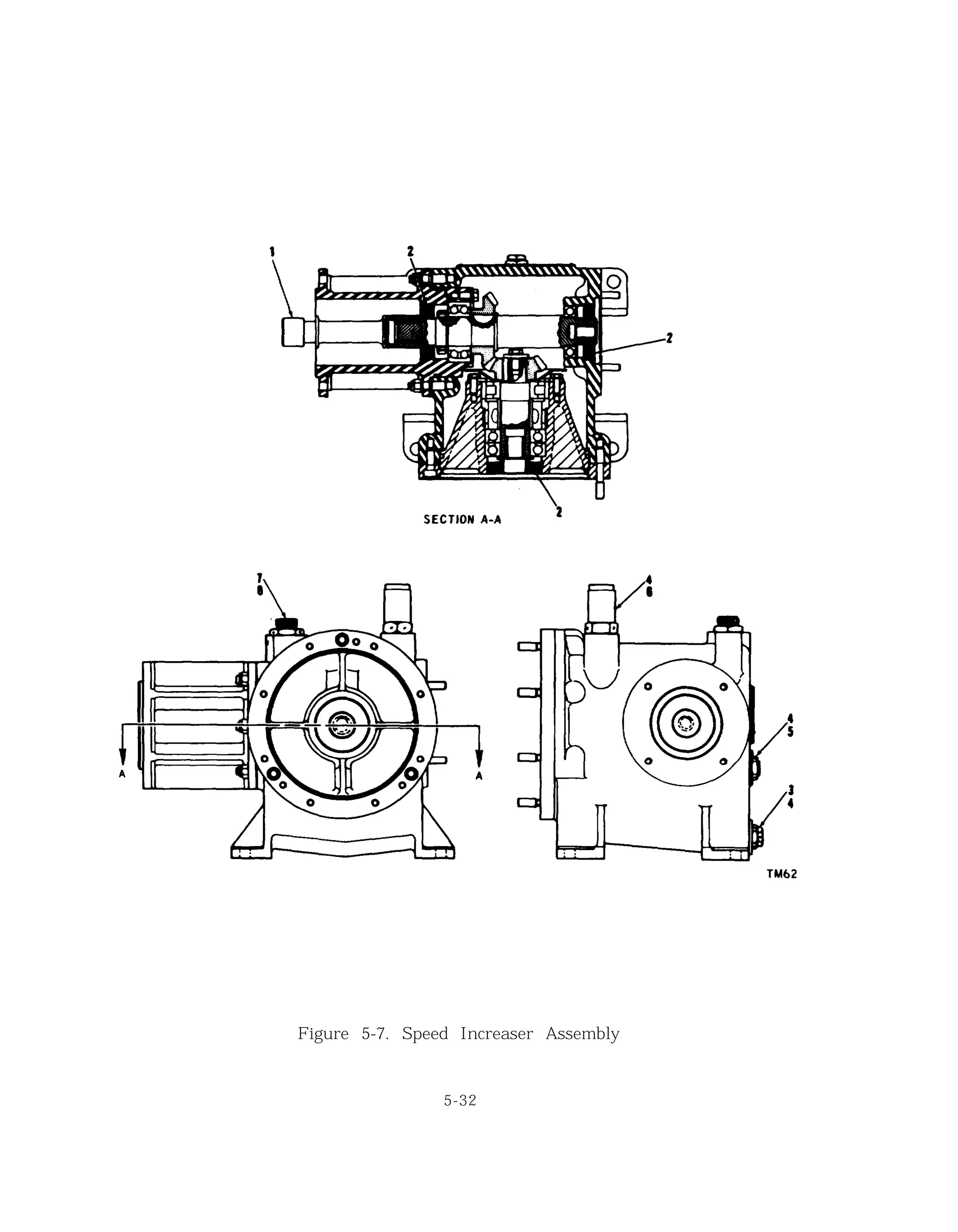 Figure 5-7. Speed Increaser Assembly
5-32
 
