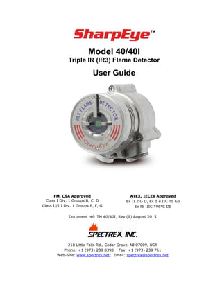Spectrex 4040 SPECTREX 40-40I | PDF