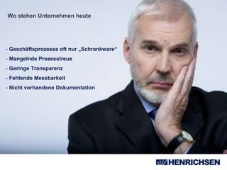 Wo stehen Unternehmen heute Geschäftsprozesse oft nur „Schrankware“