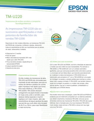Especificações - TM-U220