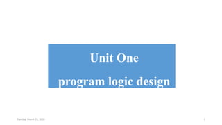 Comprehensive Guide to Designing Program Logic and Software Development ...