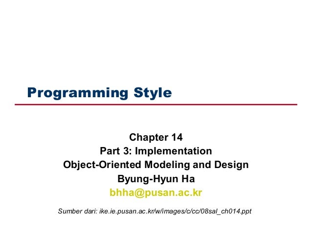 Programing Style