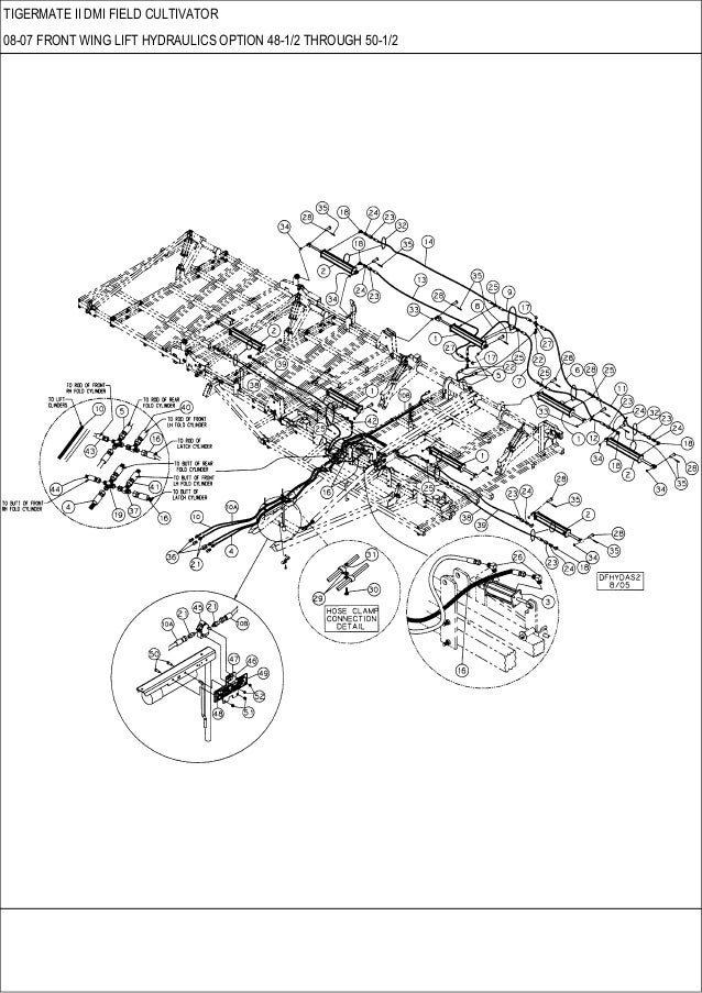 CASE Tigermate 2 DMI Field Cultivator parts catalog