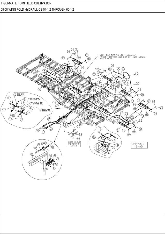 CASE Tigermate 2 DMI Field Cultivator parts catalog