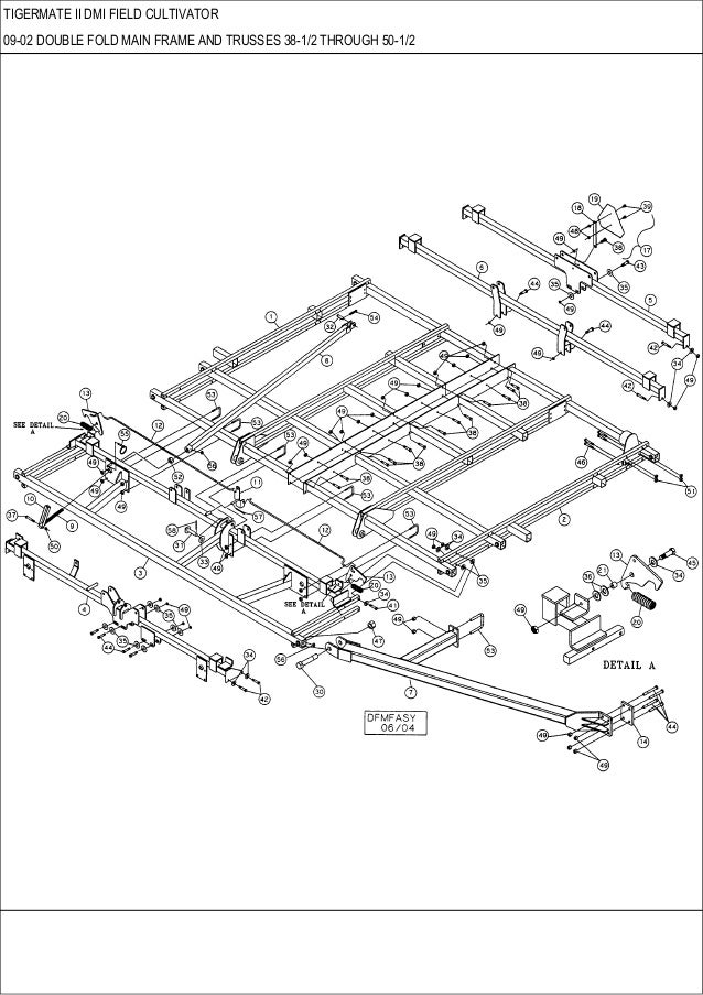 CASE Tigermate 2 DMI Field Cultivator parts catalog