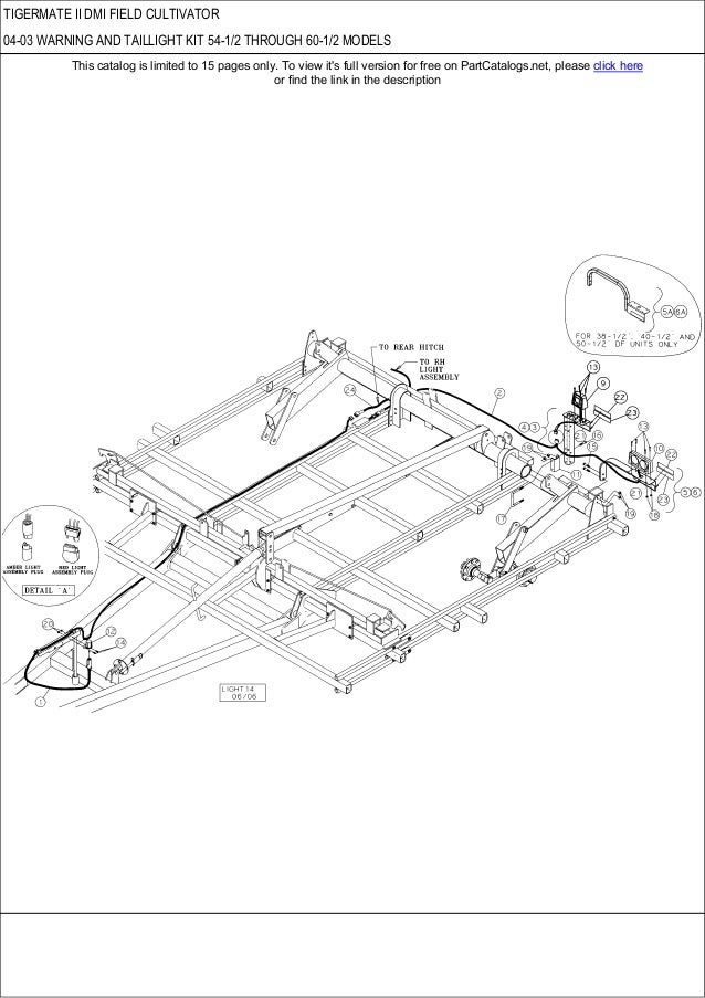 CASE Tigermate 2 DMI Field Cultivator parts catalog