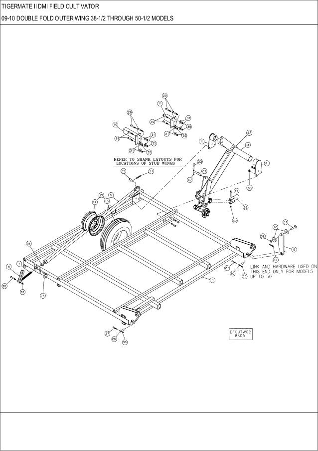 CASE Tigermate 2 DMI Field Cultivator parts catalog