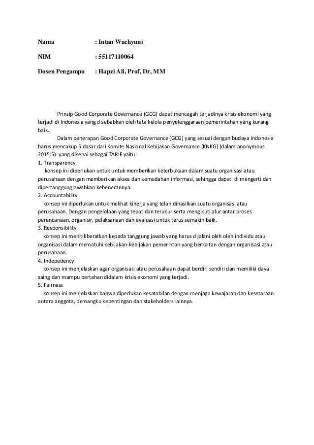 Governance Governance