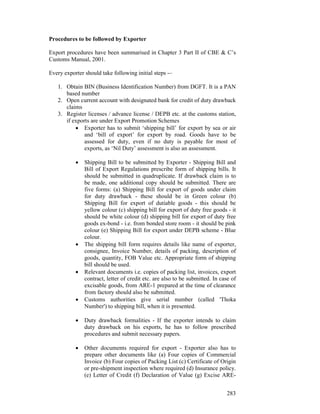 Drawback Declaration Form Baggage assignment | PDF
