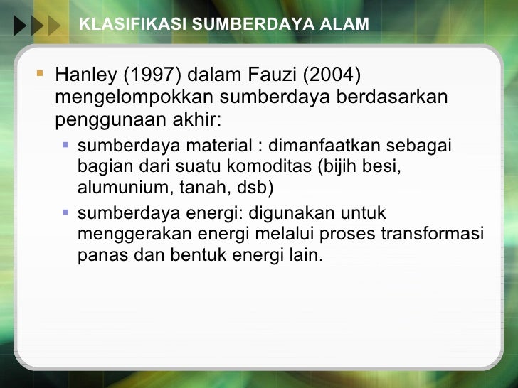 Sumber Daya Alam 9805079