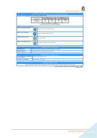 Universidad de Cuenca
Ing. Mauricio Valladarez Tola
173
 