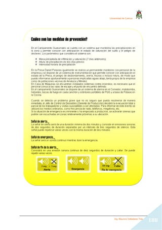 Universidad de Cuenca
Ing. Mauricio Valladarez Tola
188
 